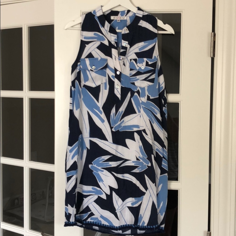 Joy Joy linen floral dress